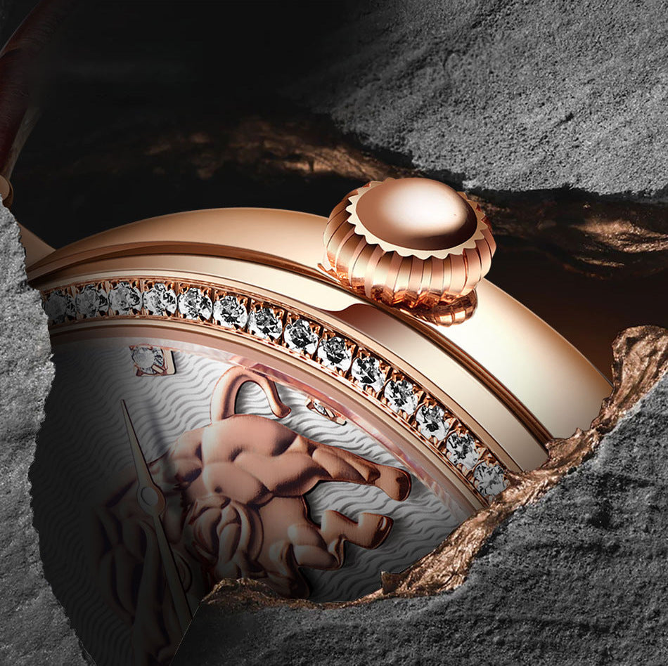 Diamond-embedded watch®