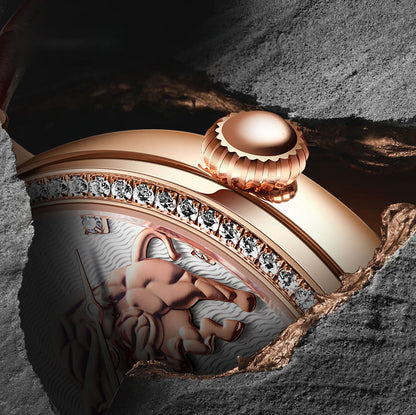 Diamond-embedded watch®